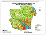 Science - Southern Pine Beetle Infestation Probability Mapping Using Weights of Evidence Analysis